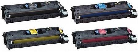 Hp Toner Set C9700A C9701A C9702A C9703A Toner Cartridges Remanufactured - Free UK Delivery